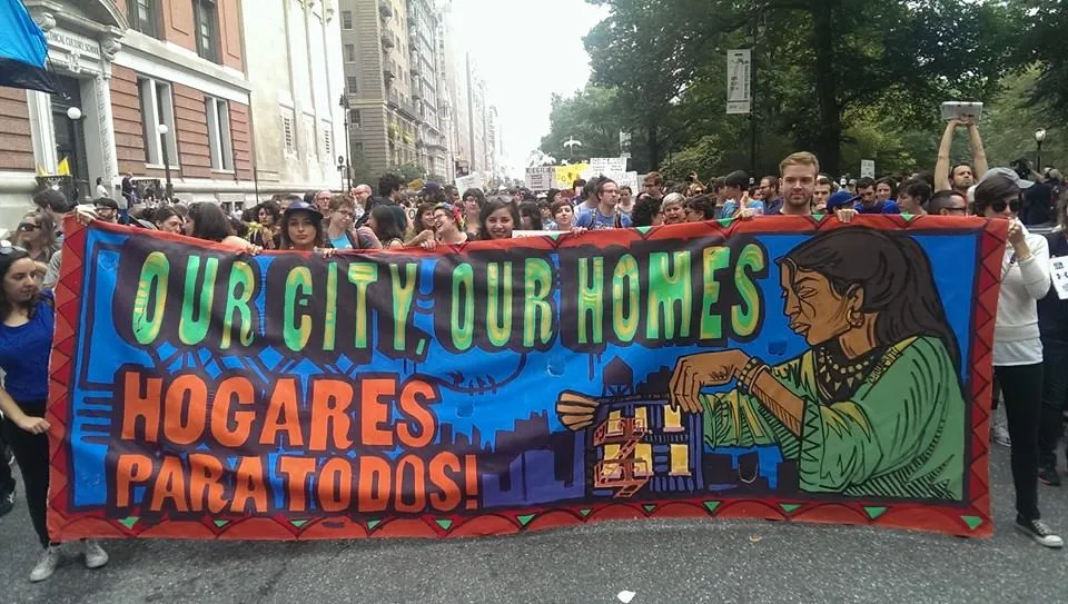 Tenants march for "Our City, Our Homes"